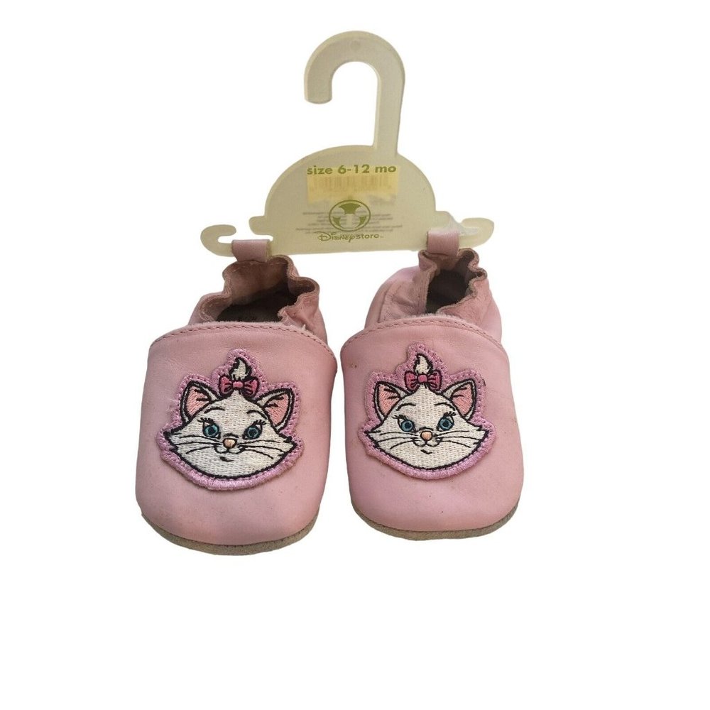 New Disney Aristocats Marie Infant Soft Sole Slippers Size 6 - 12 Months